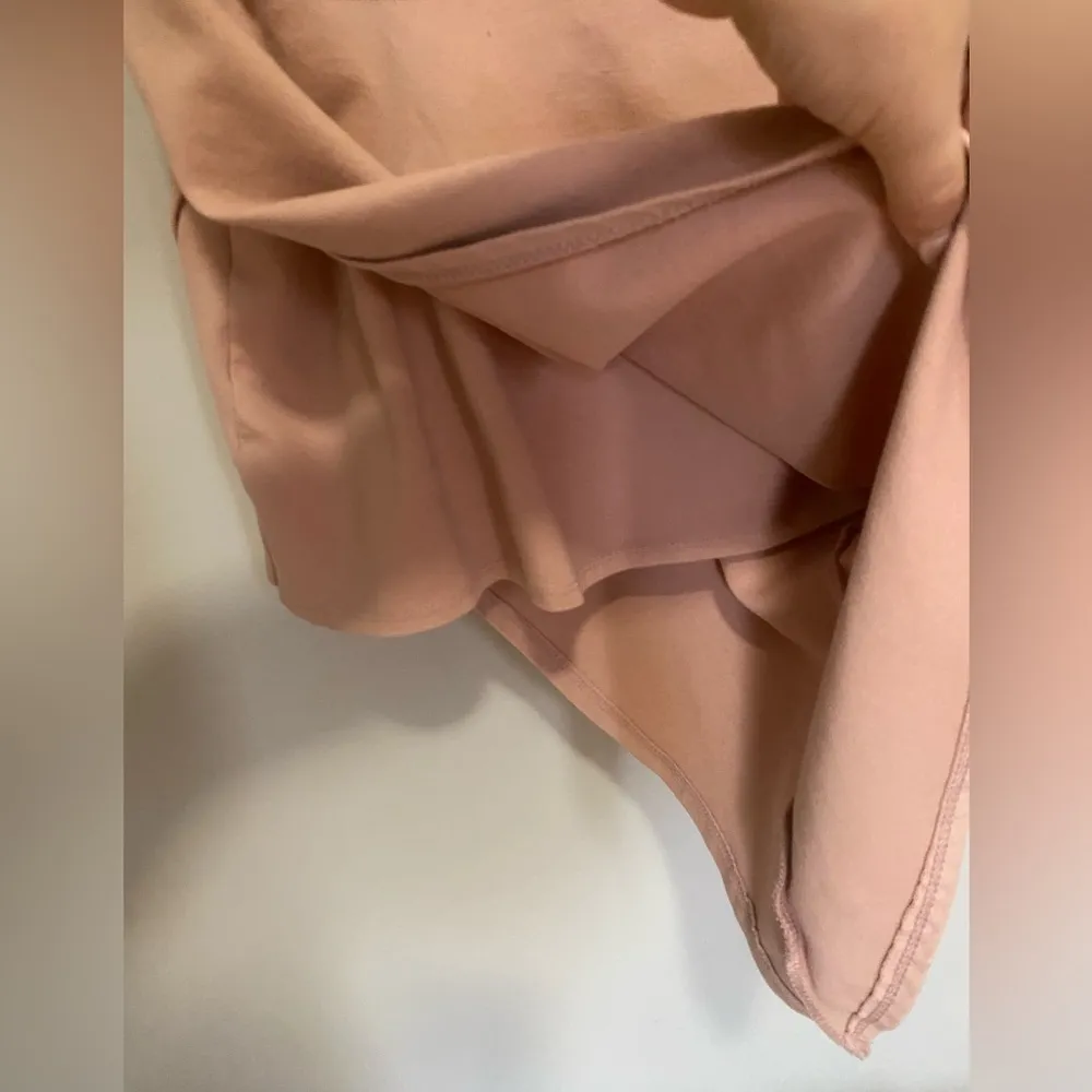 Windsor Light Pink Asymmetrical 3/4 Sleeve Dress - Image 4