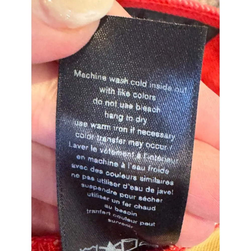 Rag & Bone Jeans Women 26 Bull Red High Rise Tapered Leg‎ Ash Jean Streetwear - Image 14