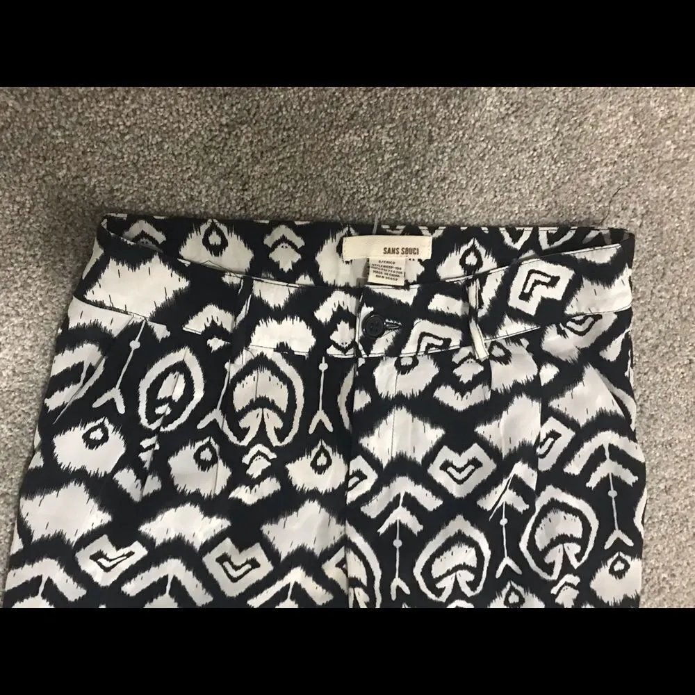 Boho chic Anthropology tribal print pockets - Image 4