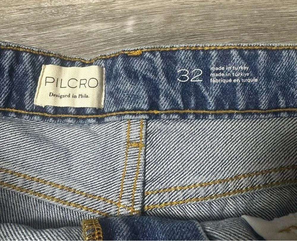 Anthropologie Pilcro Lover Rhinestone Embellished Denim Shorts NEW - Image 8