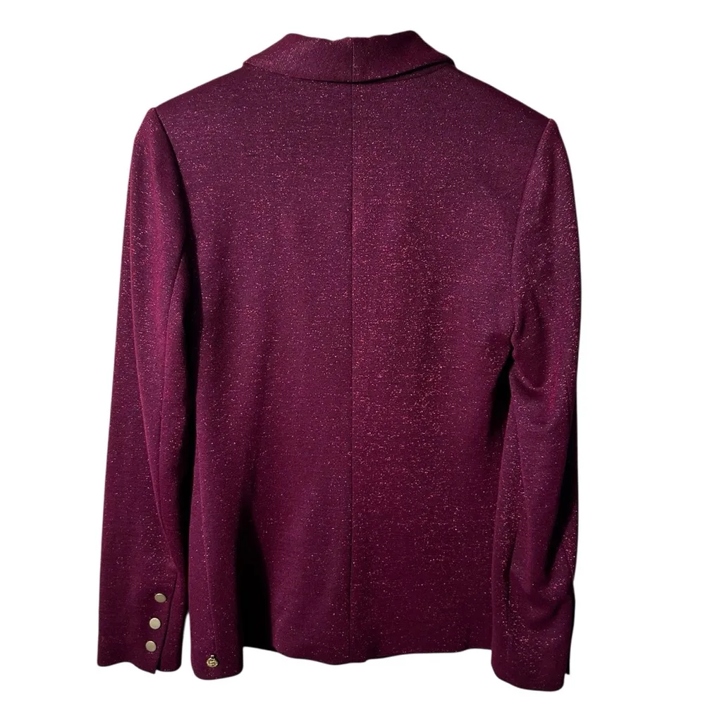 Scotch & Soda Red Glitter Blazer Size Small - Image 4
