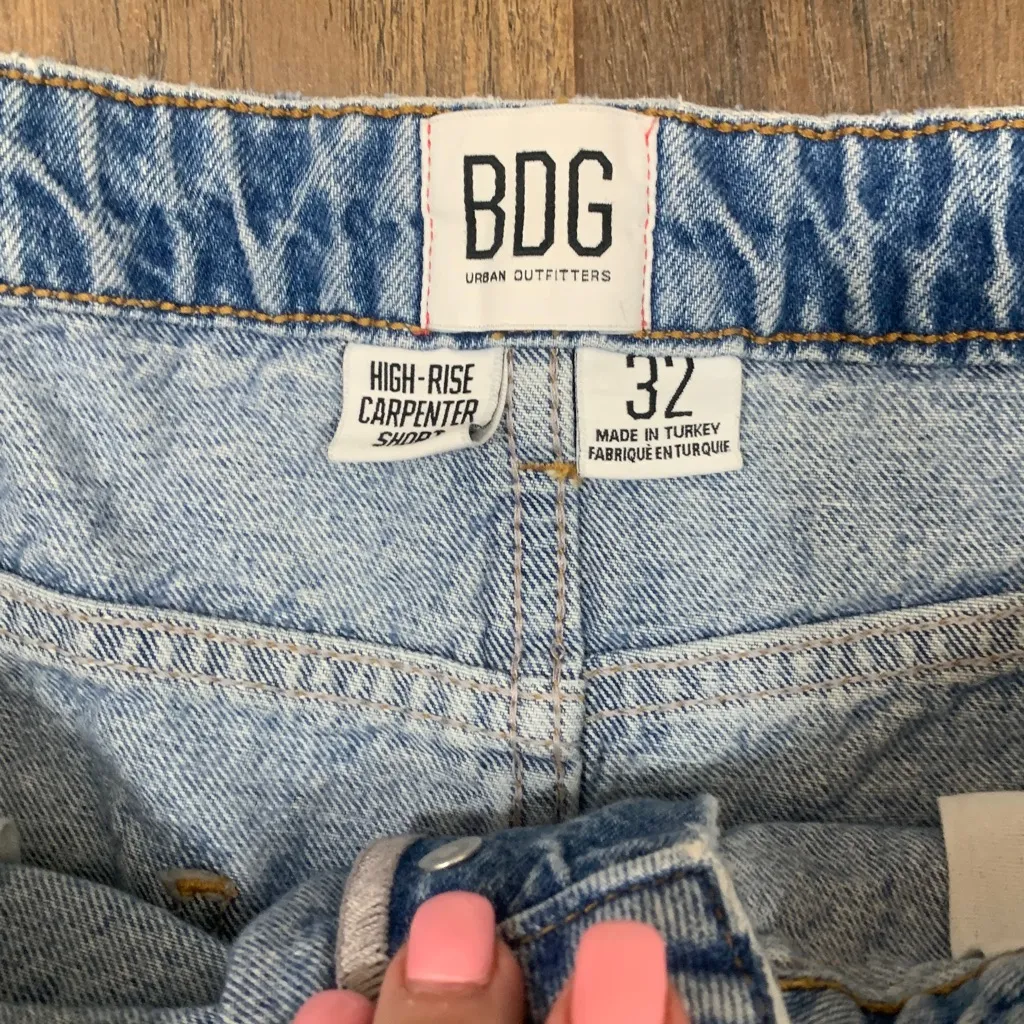 Urban Outfitters BDG High-Rise Carpenter Jean Shorts - Image 3