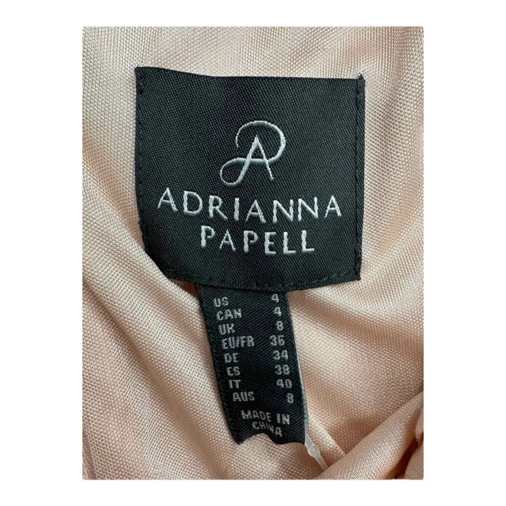 Adrianna Papell NWT Pink Blush Sheath Dress Size 4 - Image 5