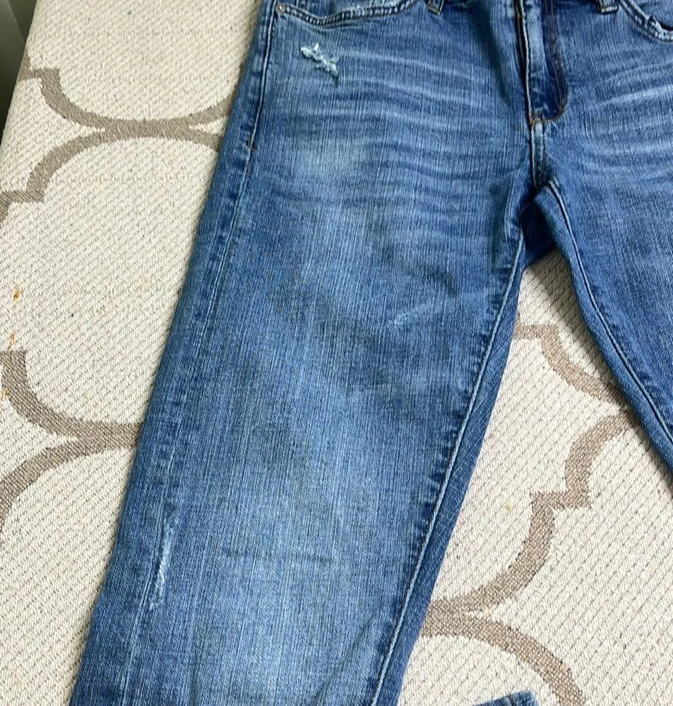 Anthropologie Pilcro and the Letterhead Slim Boyfriend Distressed Jeans, size 27 - Image 16