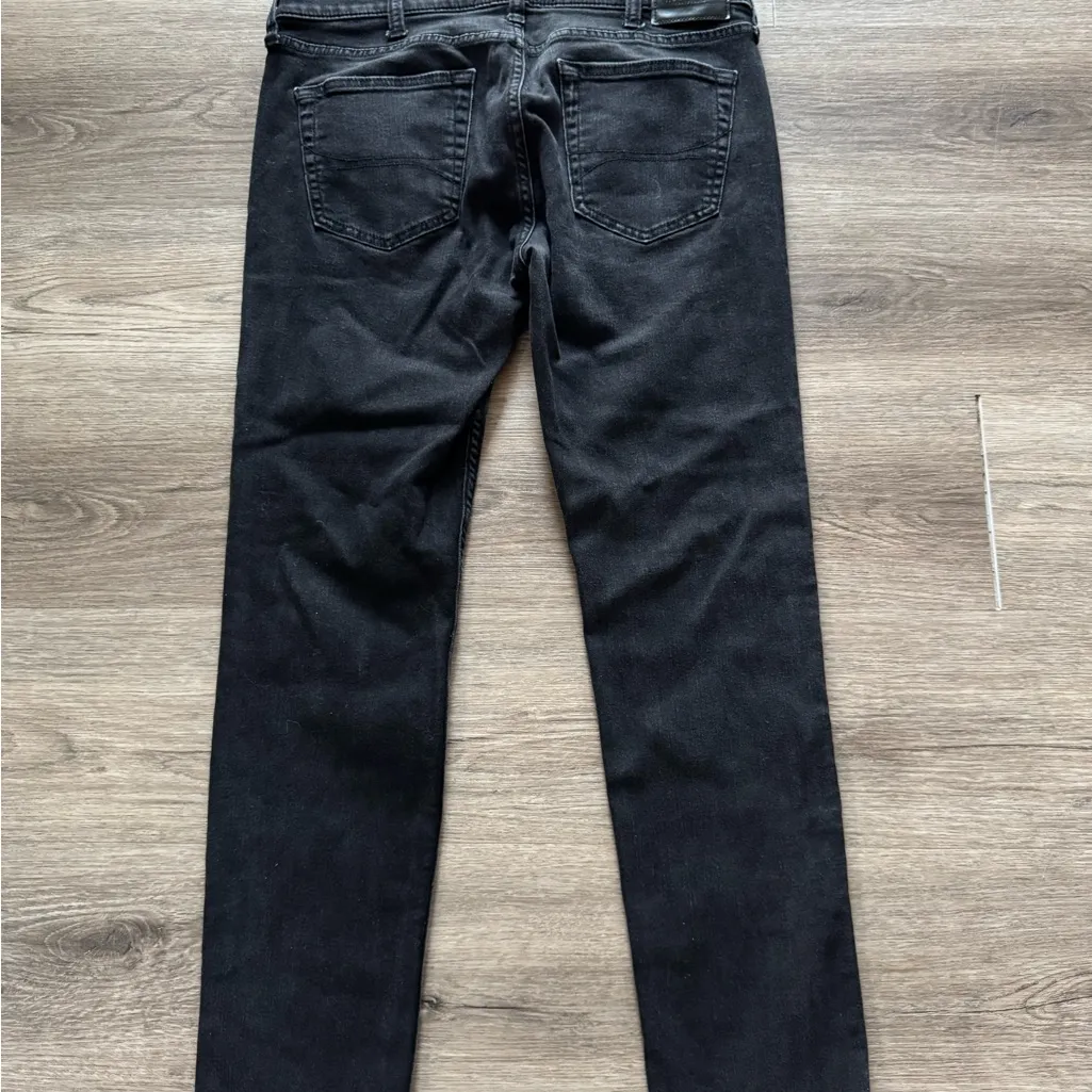 Hollister Black Straight Casual Denim Jeans - Image 4