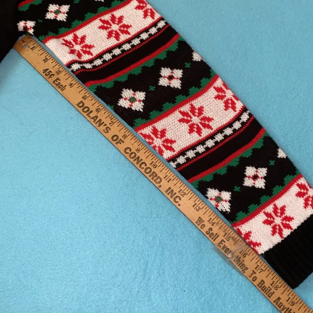 NO BOUNDRIES light up ugly Christmas Santa unicorn knit sweater size 3XL XXXL - Image 13