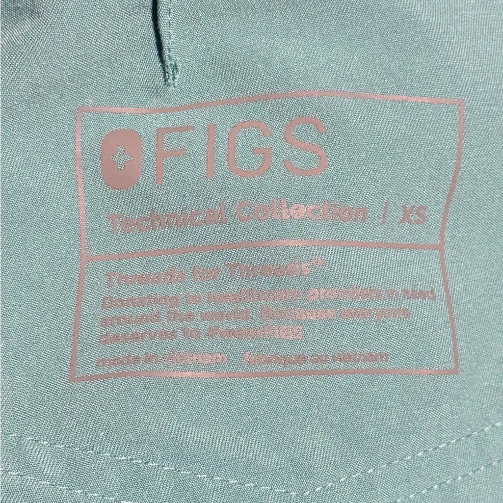 Figs Uman Jogger Scrub Pants Size XS Cactus PO #4095 - Image 4