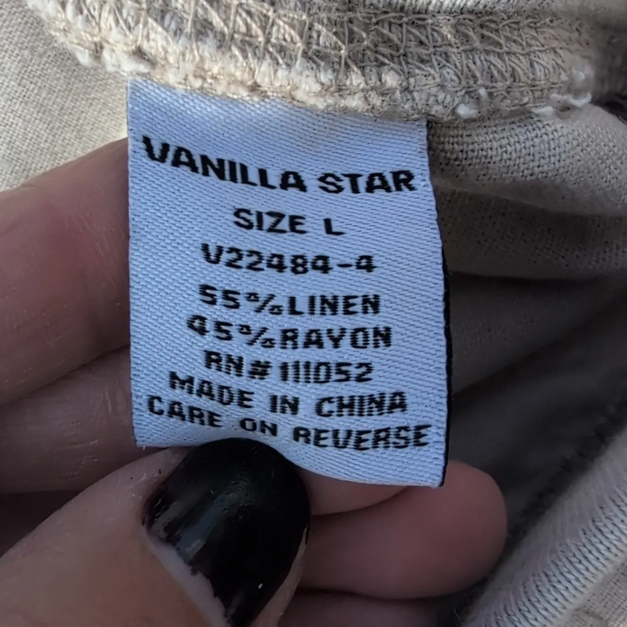NWT Vanilla Star Linen Blend Jogger Pants | Linen Blend Joggers - Image 6
