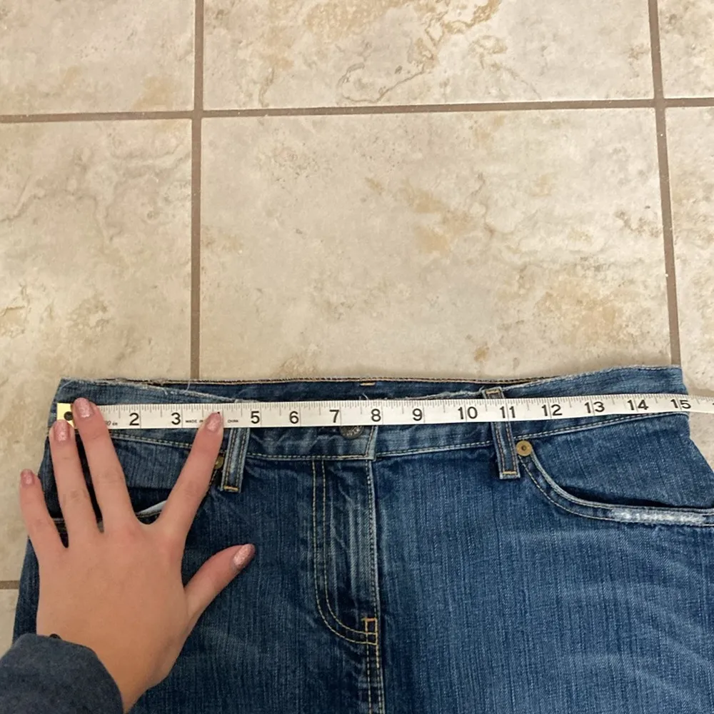 J Crew Distressed Denim Mini Skirt - Image 7