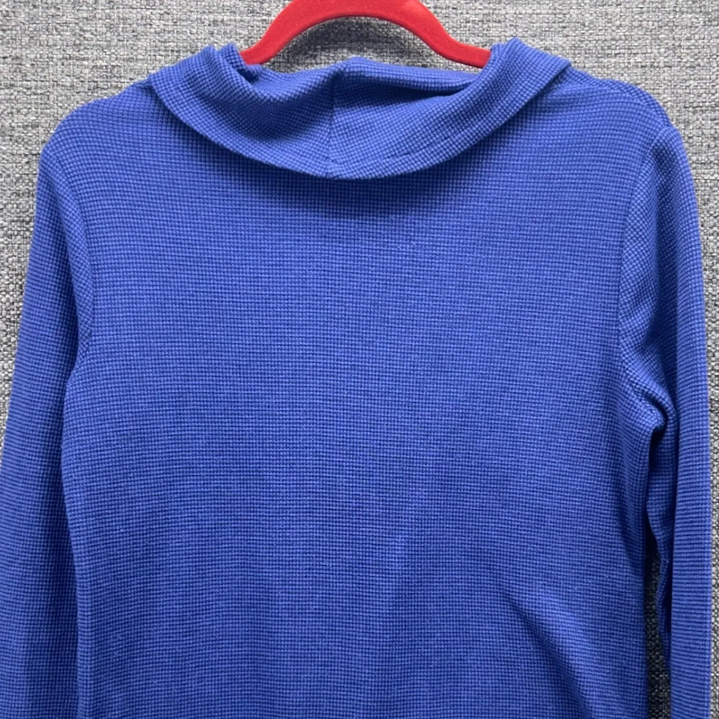 Chicos Womens‎ Sweater Size Medium or 0 Waffle Knit Cowl Neck Pullover - Image 11