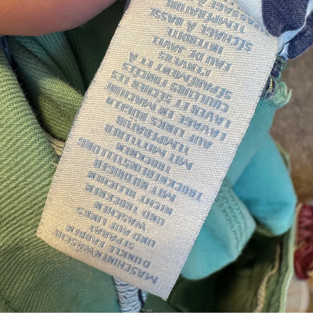 Boden Green Denim Mini Skirt Womens 14 Casual Fall Preppy A Line Classic - Image 12