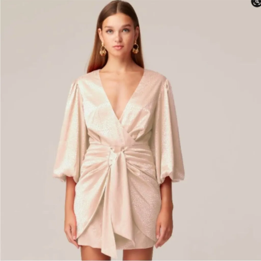 KEEPSAKE the Label Cream Mini Dress Size 4 - Image 3