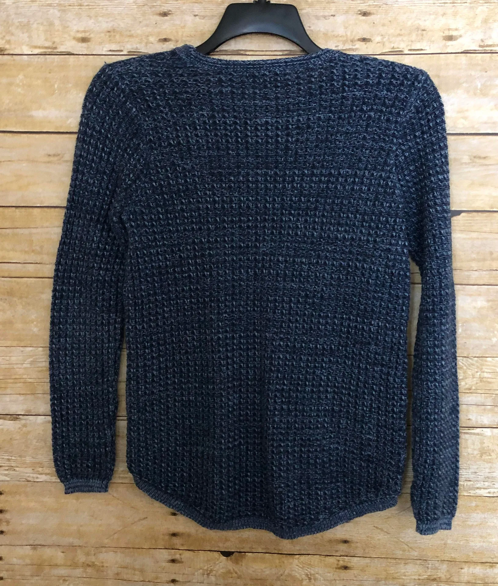 Jeanne pierre Blue Marled Waffle Knit Sweater - Image 6