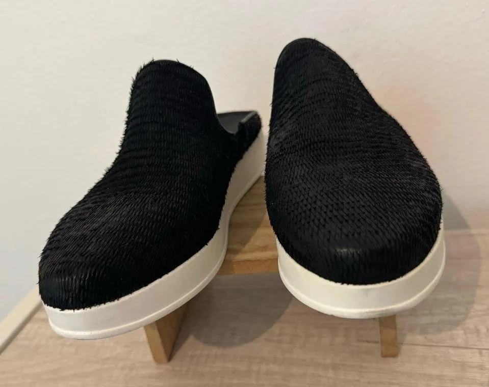 Antelope Sail Away Black Textured Slip On Shoes Leather Boho  Size 39 US 8 - Image 3