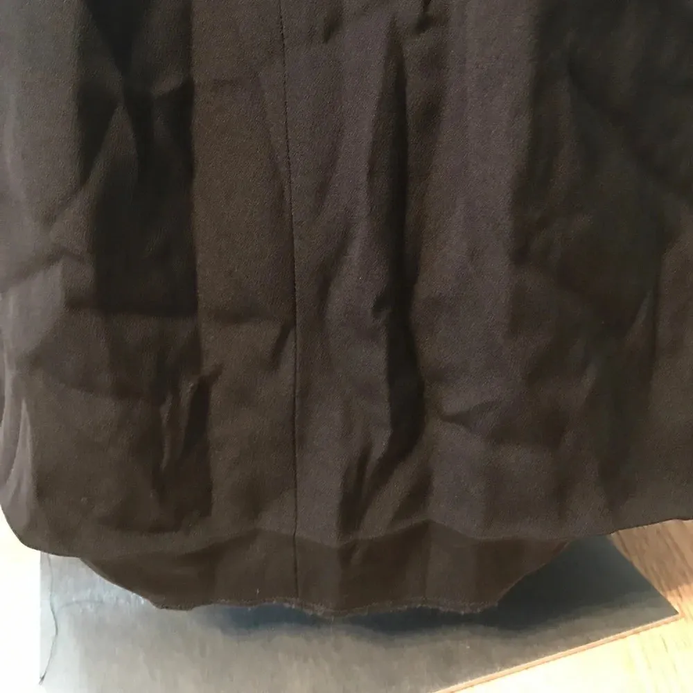 Giorgio Armani black midi short sleeve dress - Image 8