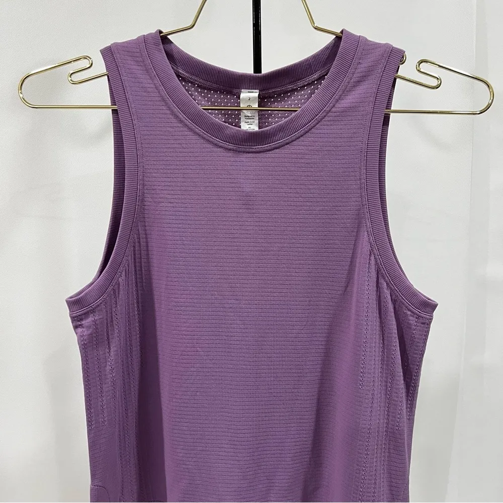 Lululemon Train to Be Tank Top Wisteria Purple Size 2 Sleeveless - Image 11
