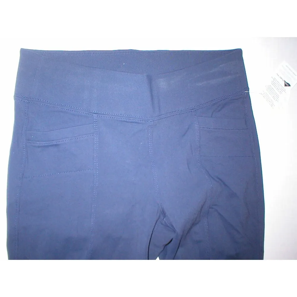New Womens Athleta Metro Skinny Yoga Pants S Blue Casual UPF 50 Pilates NWT Walk - Image 3