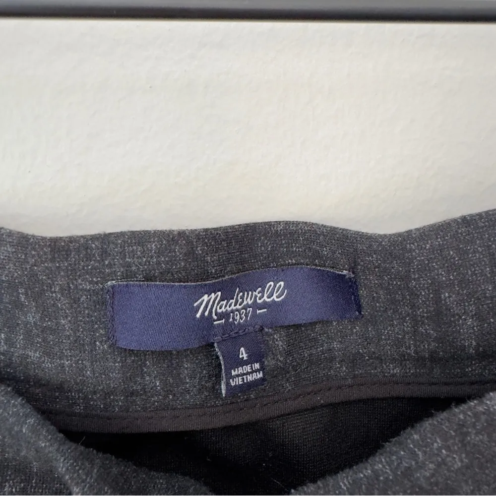 Madewell  Business Casual Professional Skirt Pleated Front Zip Up Zipper Side EUC - Image 6