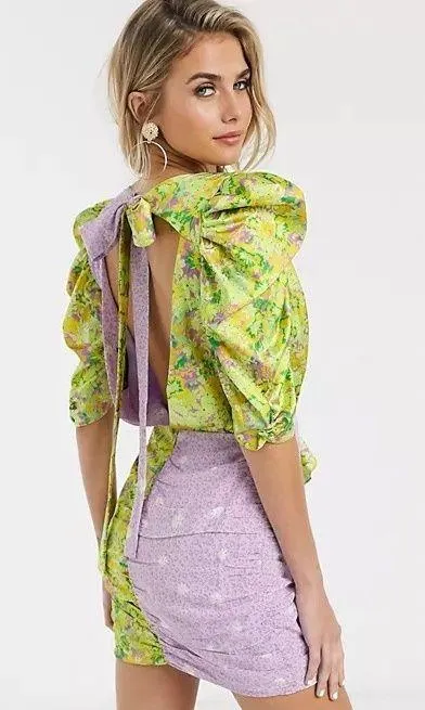 For Love And Lemons Dubois Mini Dress - Image 2