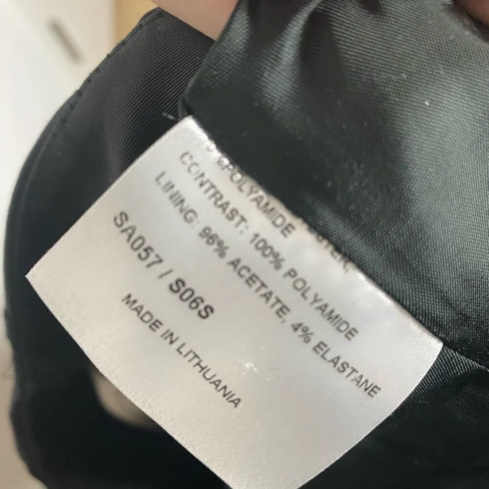 Karen Millen Black England SZ 10 Full Tulle Skirt - Image 5