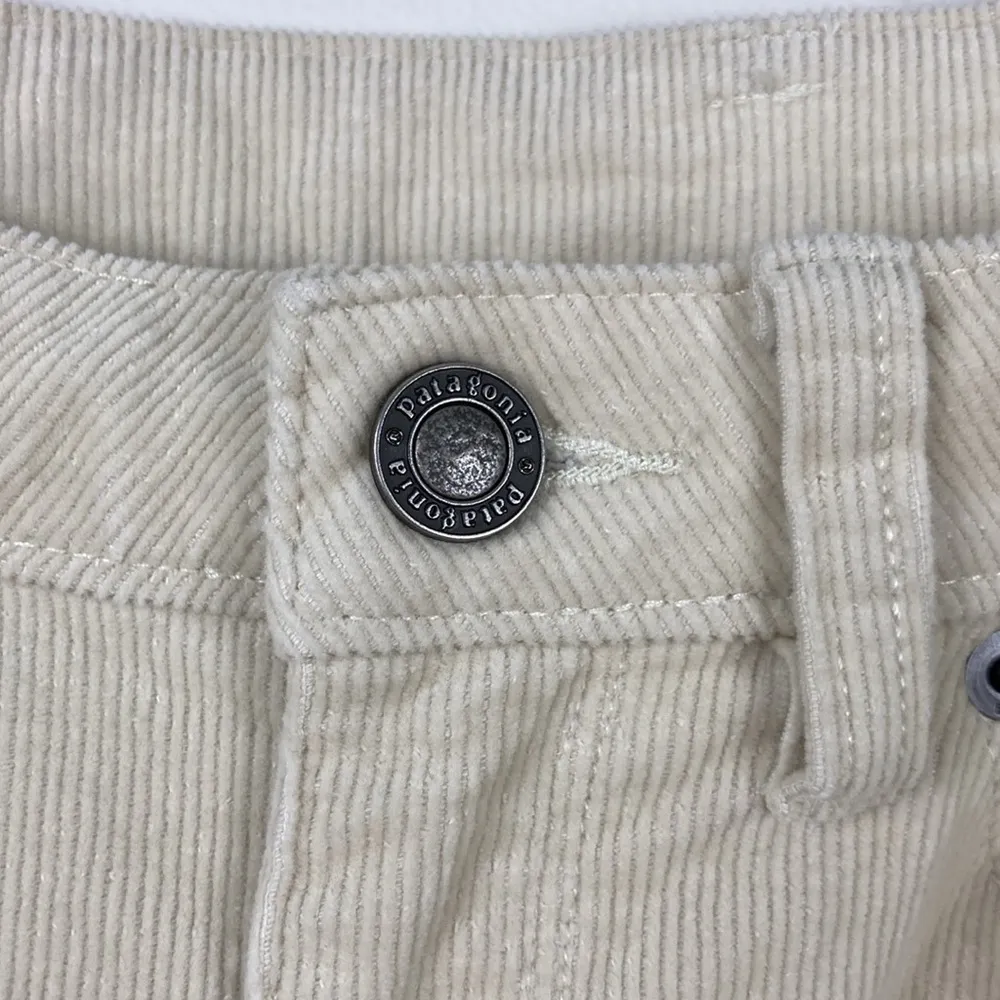 Patagonia Fitted Corduroy Pants Slim Fit Women’s Size 28 Bleached Stone Tan Mid - Image 5