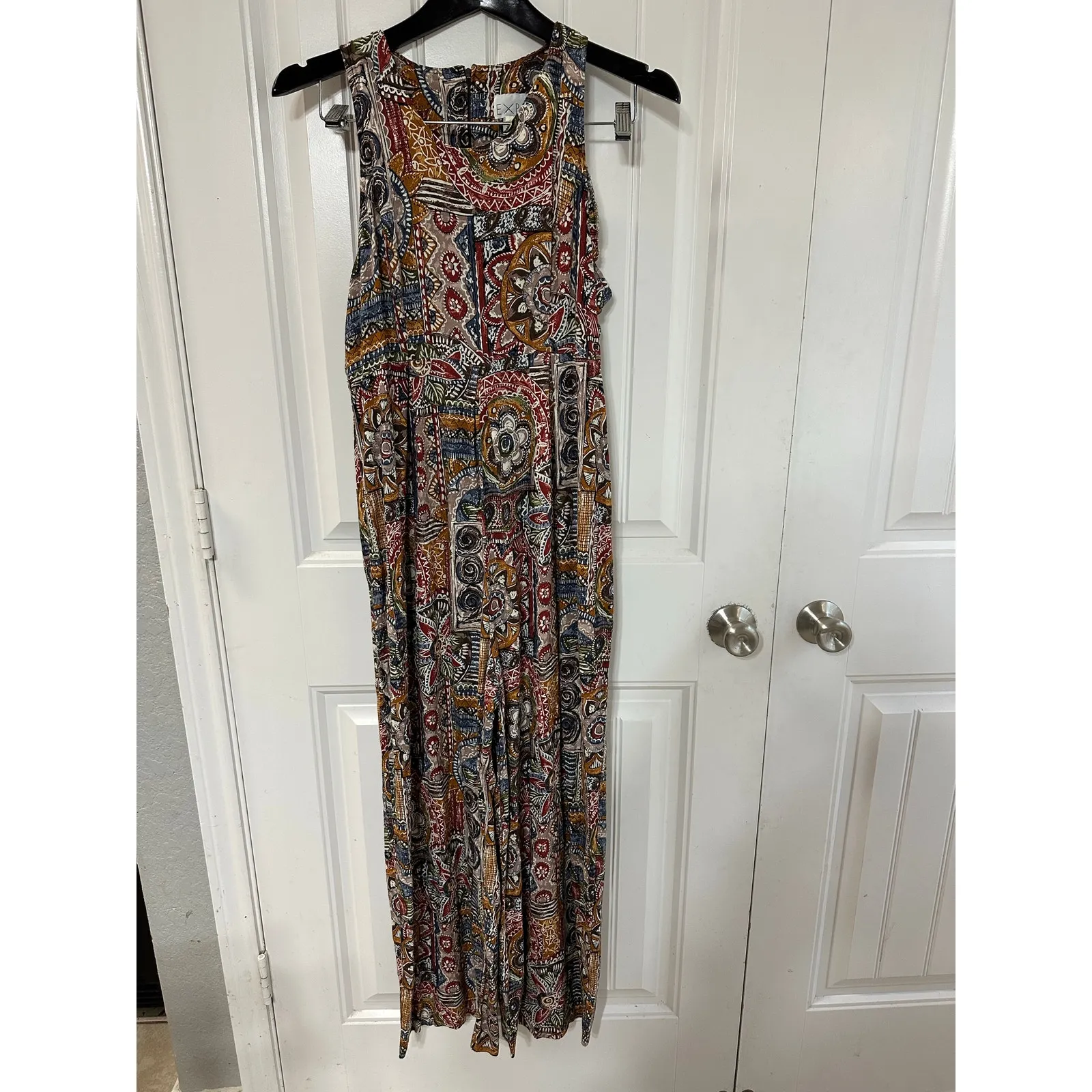 VTG Expo Hippie Boho Indie Gypsy Jumper Women 12 Colorful Pattern Artsy Funky - Image 11