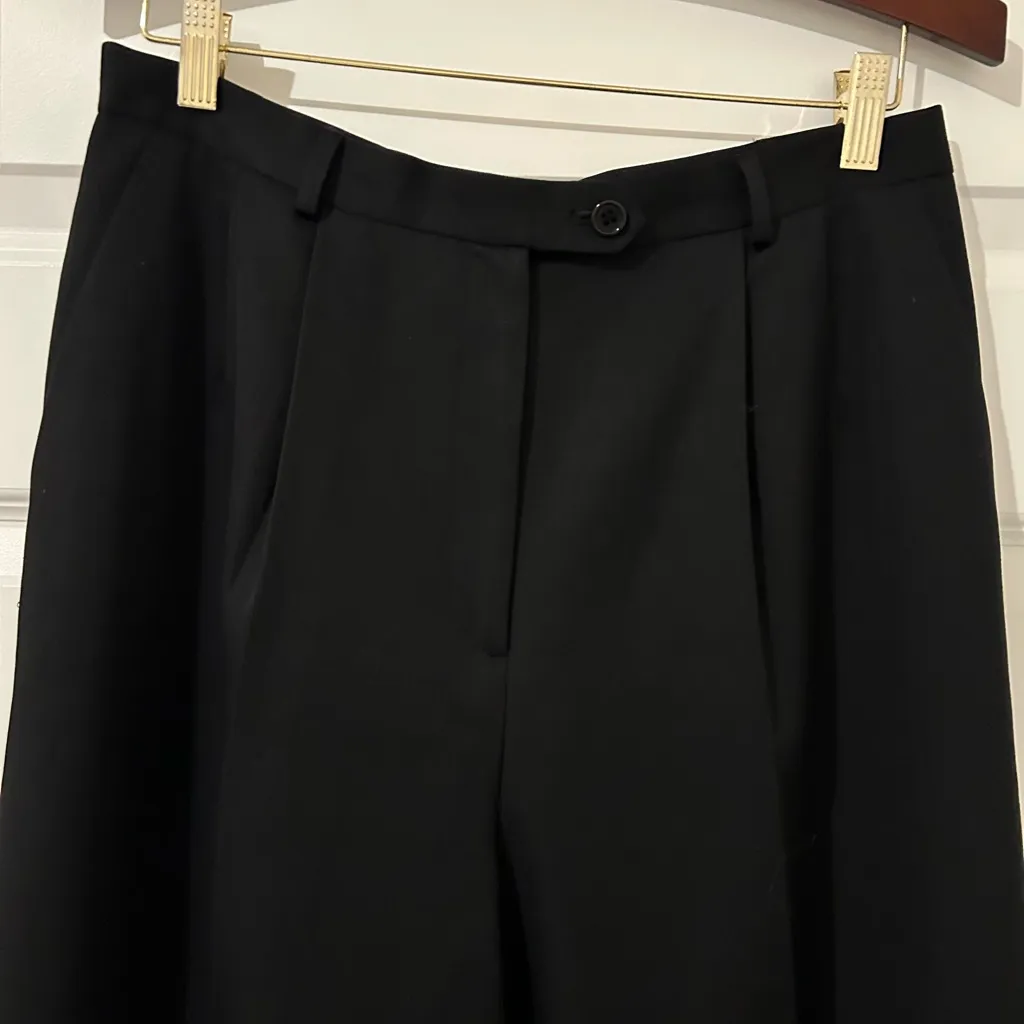 Talbots Vintage Wool Pants Black Size 12 - Image 2