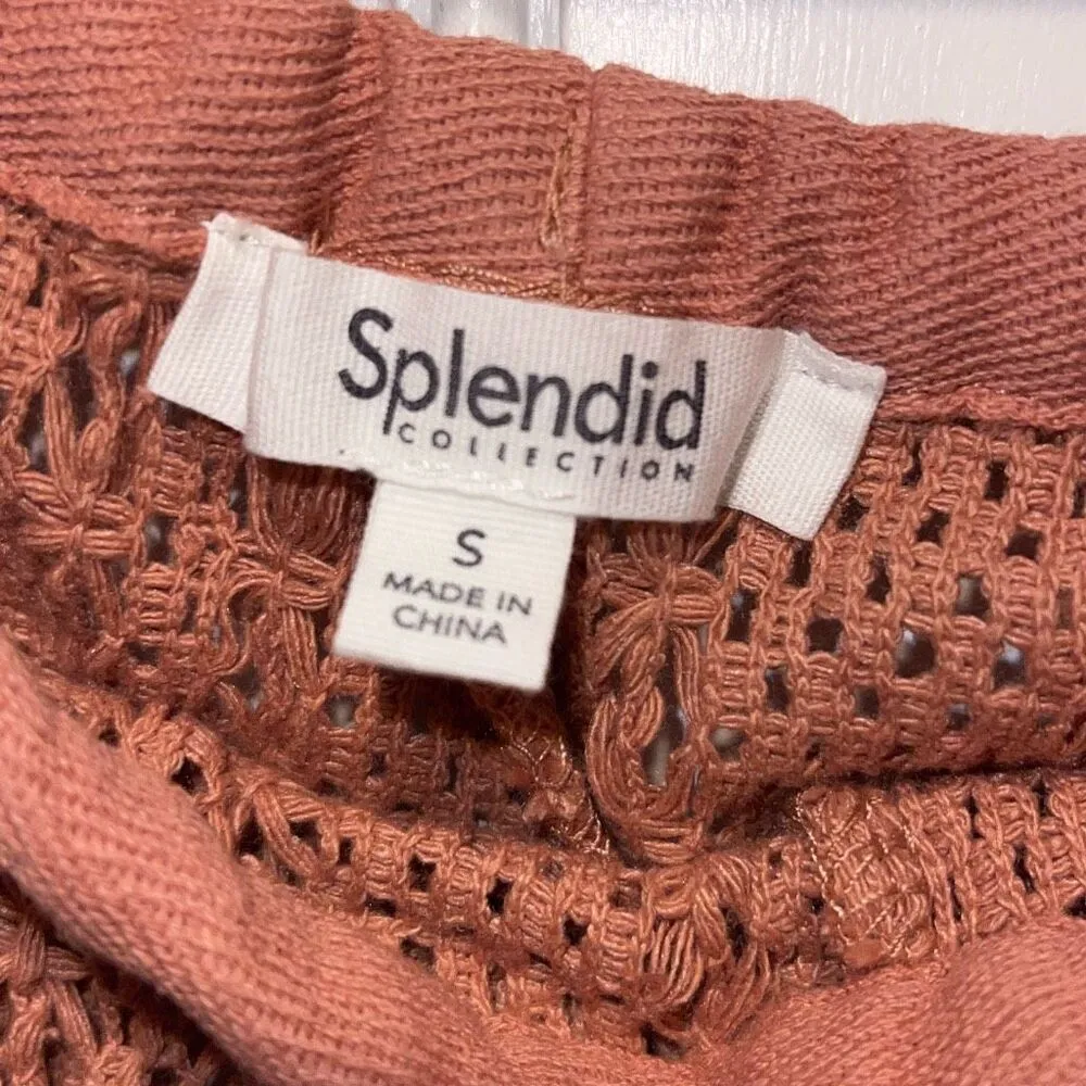 Splendid Women's Finley Crochet‎ Cargo Pant Small NWT - Image 9