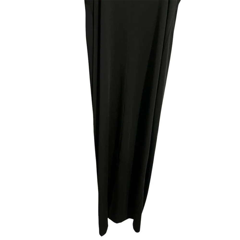 Daisy Brand Maxi Coctail Dress Women's Size 1X Black Spaghetti Strap V-Neck NEW - Image 10