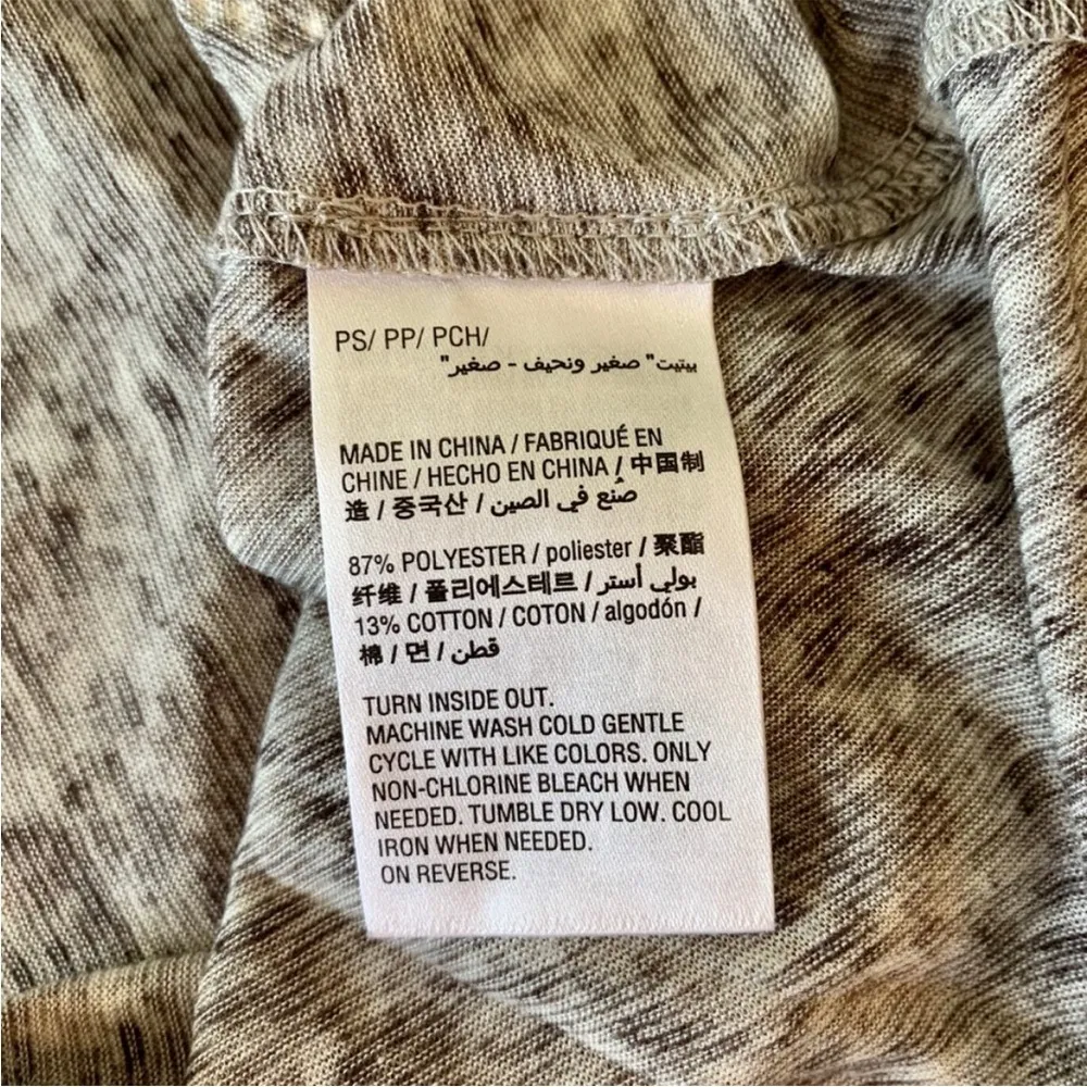 NWOT Style & Co Gray Lotus Embellished T-shirt - Image 6