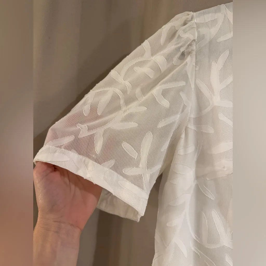 NWT Target A New Day Ivory Blouse - Image 2