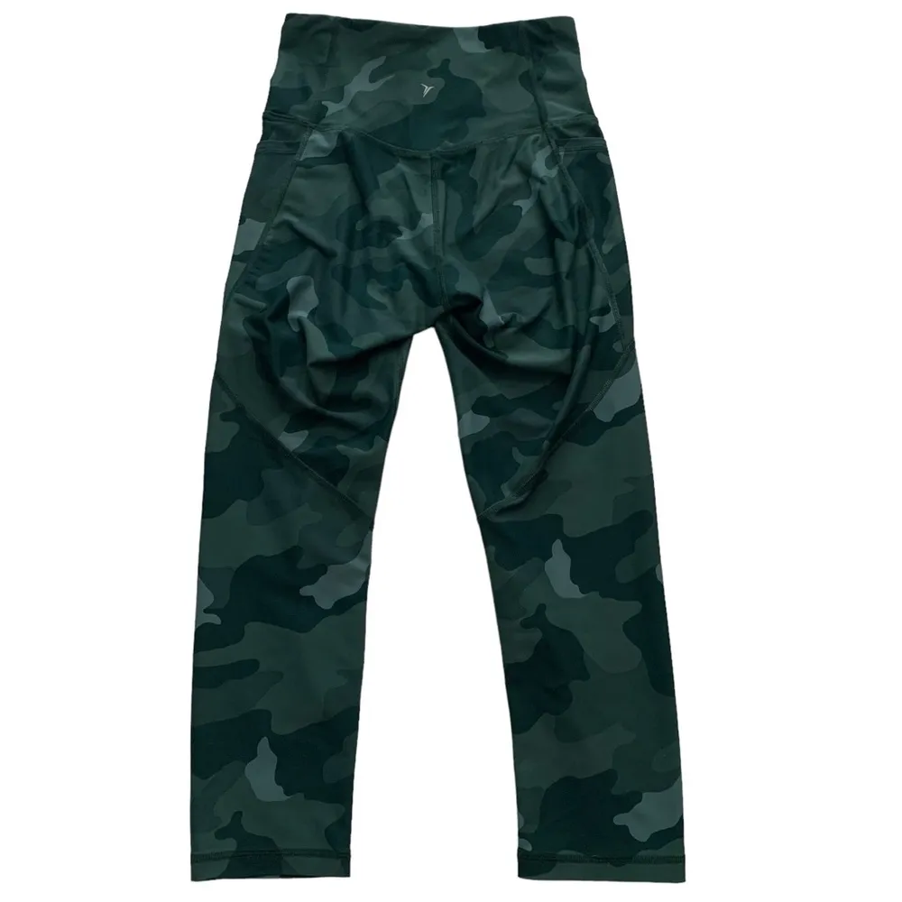 Old navy activewear elevate camo cropped pocket leggings high rise - Image 7