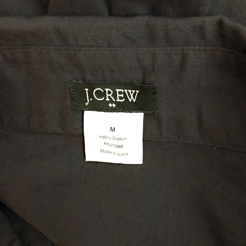 J.Crew  Pleated Dress Blouse Black - Image 8