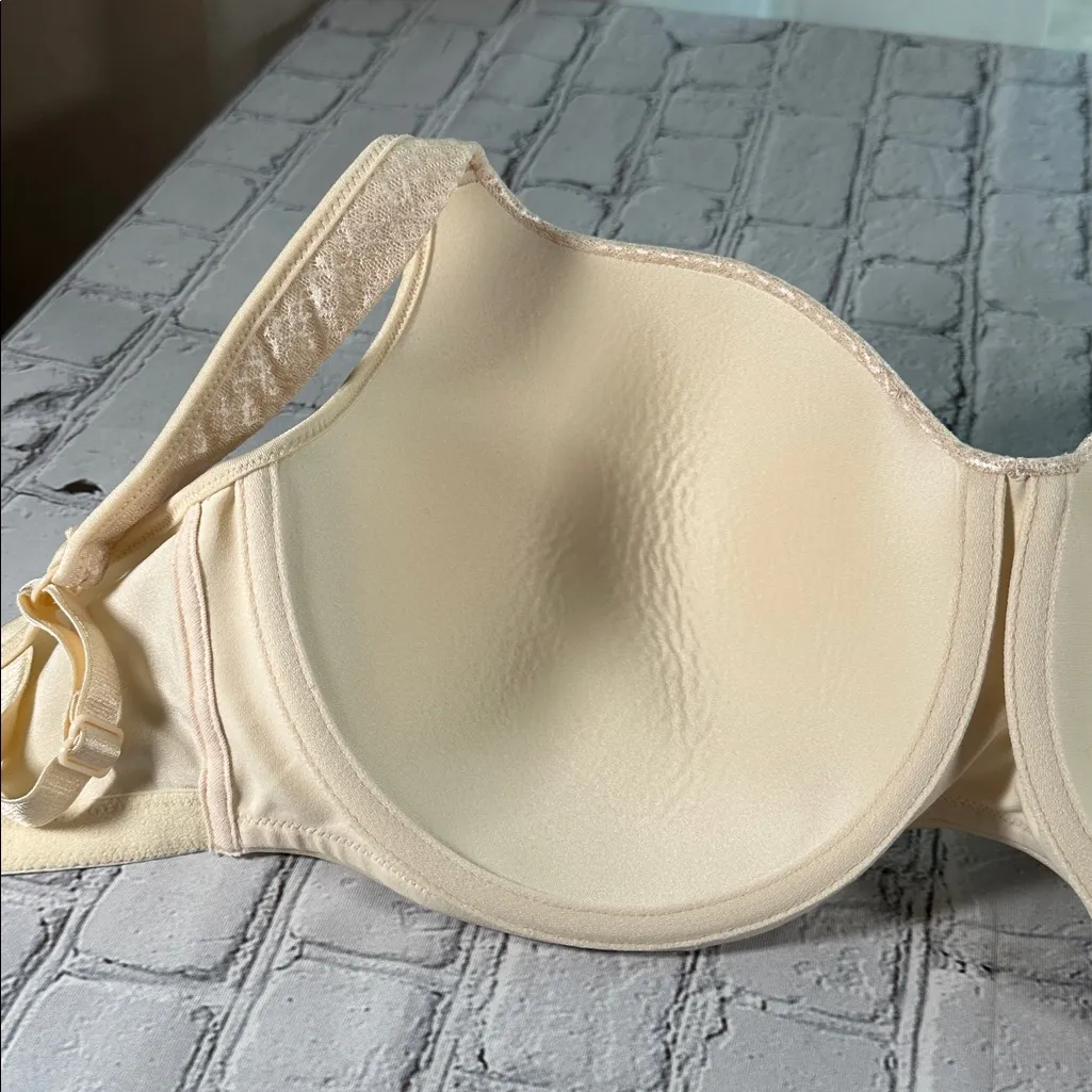 Bali One Smooth U Balconette Shaping Underwire Bra # 4823 women size 36DDD ivory - Image 12