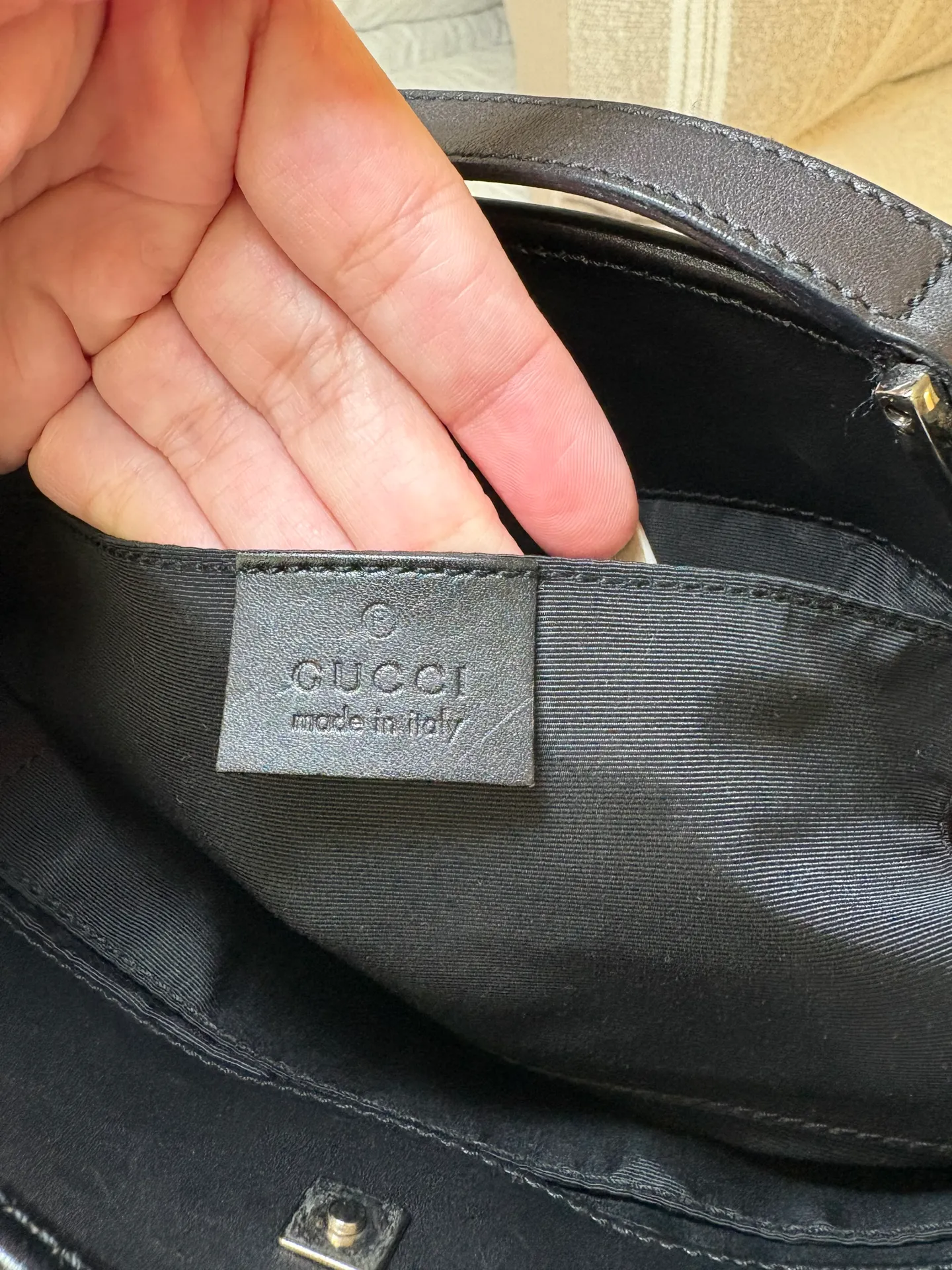 Black Shoulder Bag - Image 7