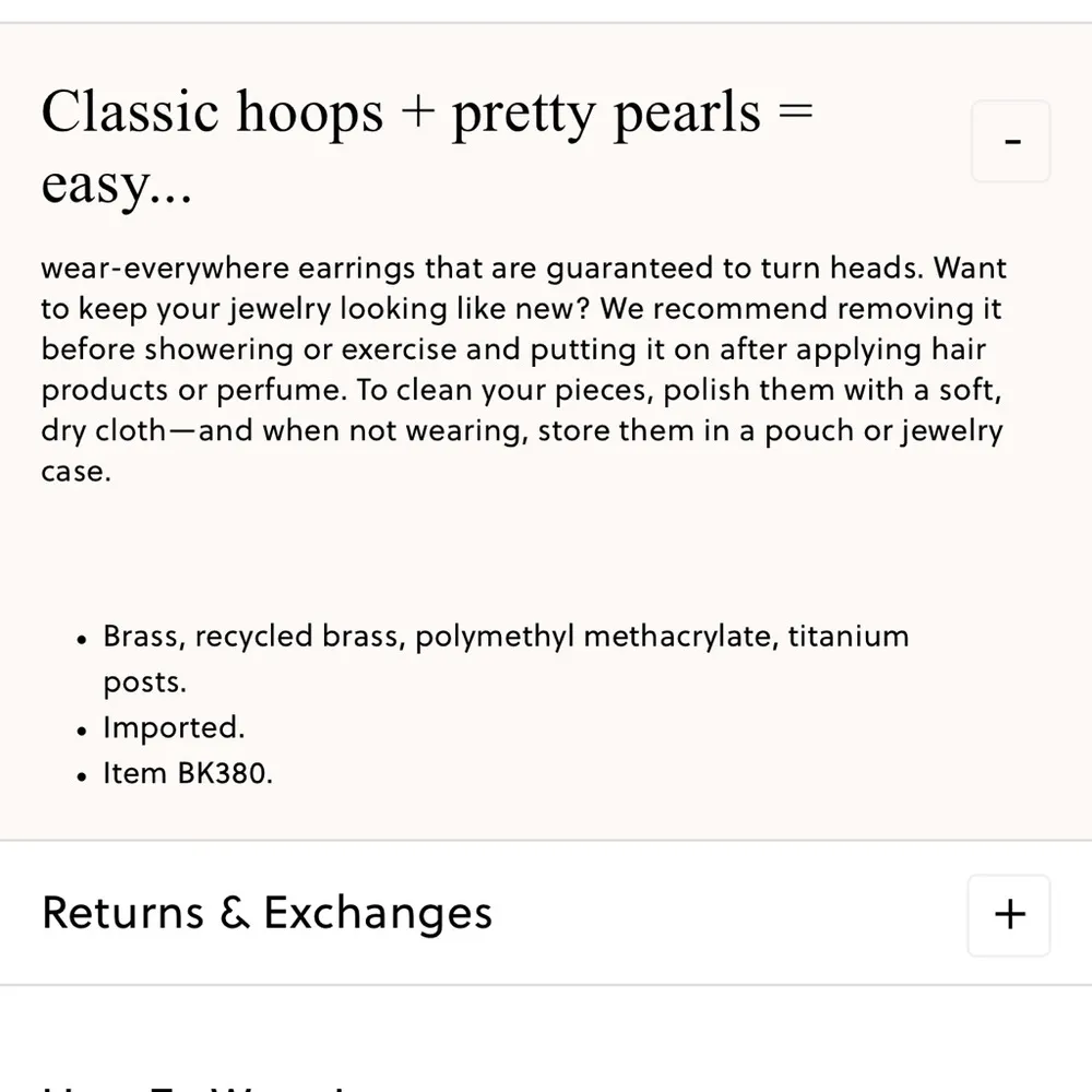 J.Crew Bead hoop earrings - Image 2