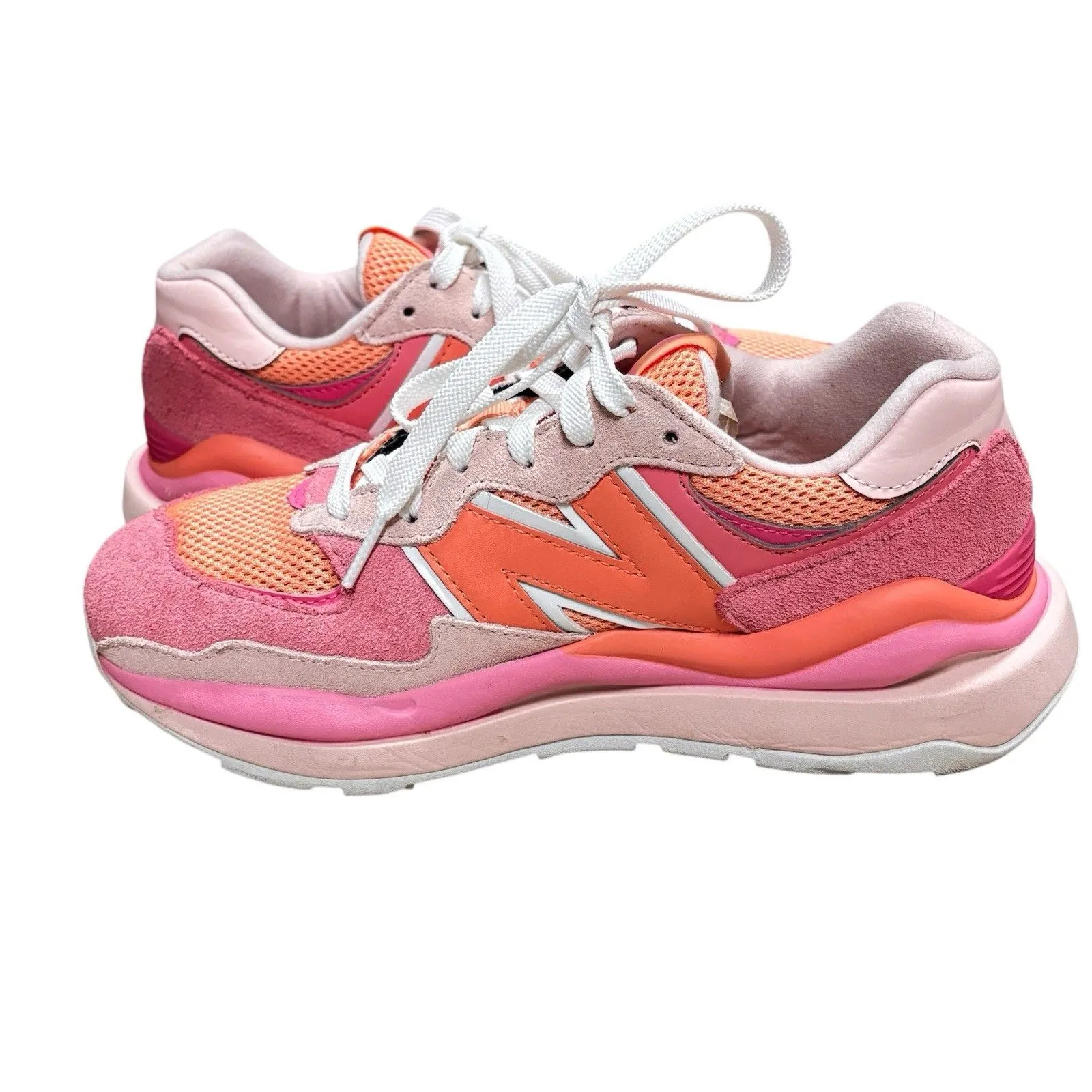 New Balance Women’s 57/40 Valentine's Day Pink Orange Sneakers Shoes Size 7.5 - Image 6