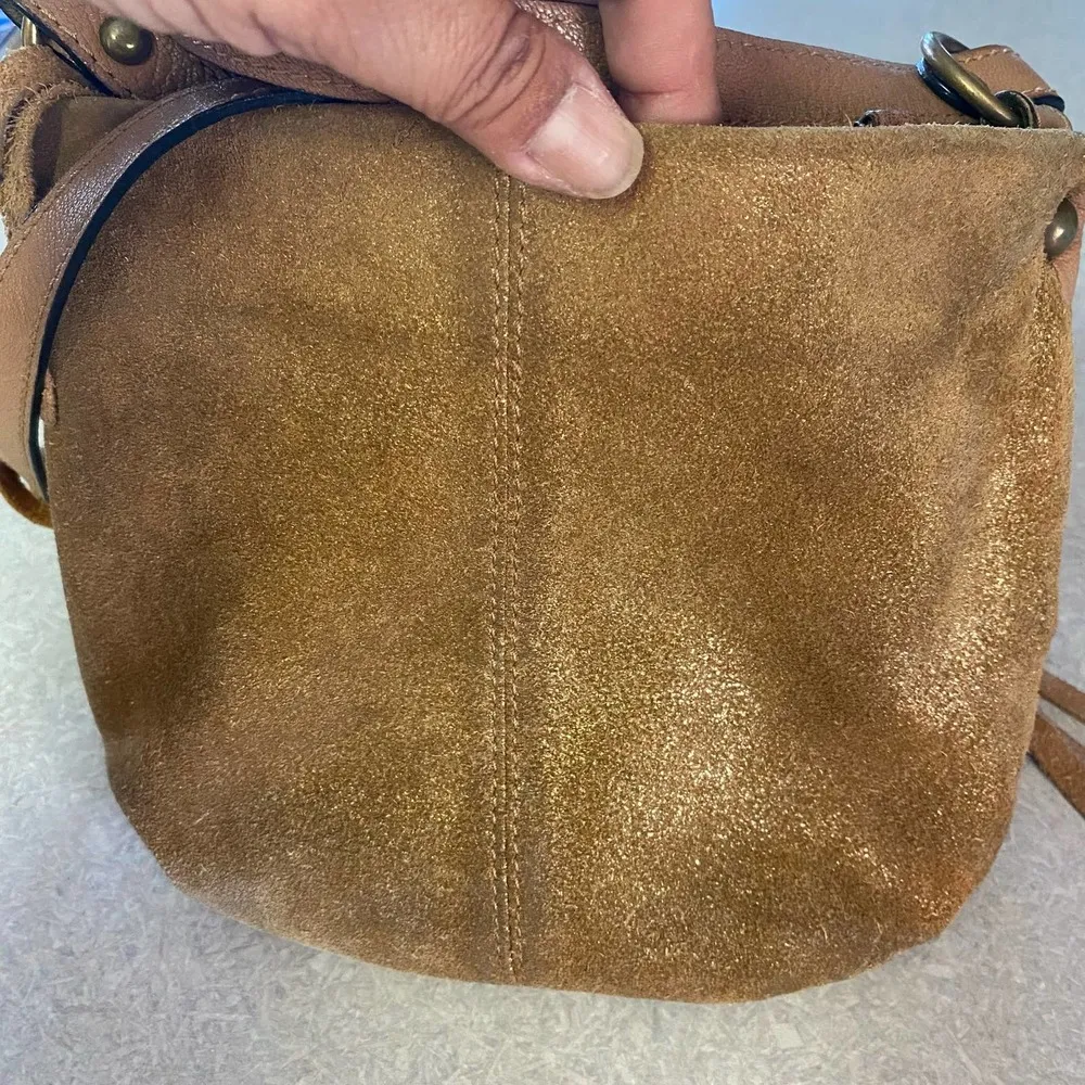 Tano Metallic Leather Coastal Cowgirl Western Preppy Small Crossbody - Image 9