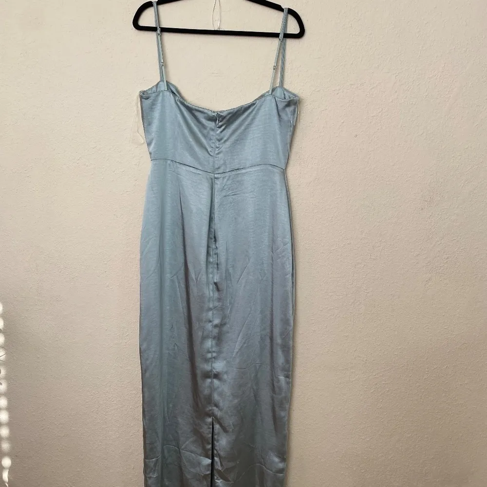 HOUSE OF CB 'Costanza'‎ Light Jade Maxi Dress blue NWOT size L - Image 17