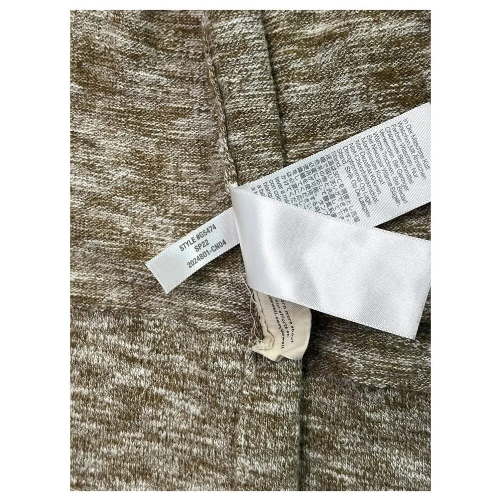 Madewell Cardigan Sweater Womens Small Green Olive Ryder Pockets Cottage Coastal - Image 7