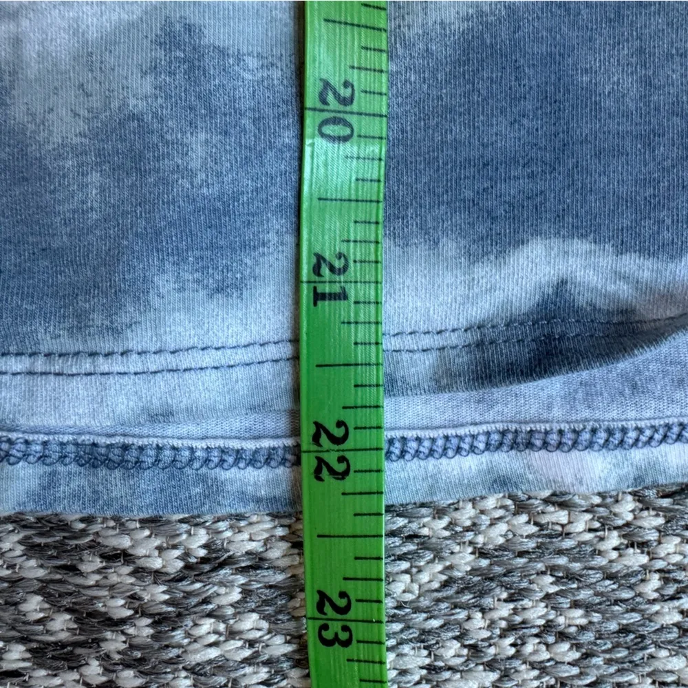 LUCKY BRAND Los Angeles Blue & White Bleached Striped Tank Top - Large - Image 7