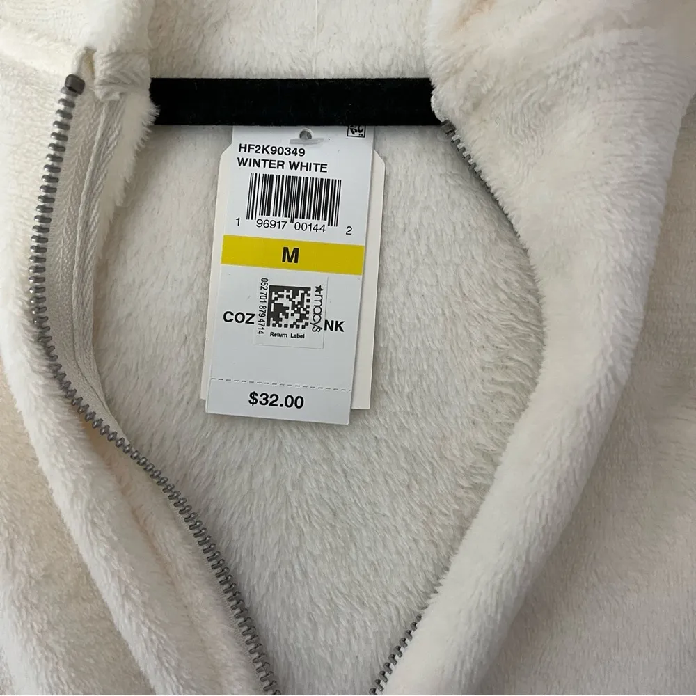 Hippie Rose Soft Cream Fleece Jacket - Image 4