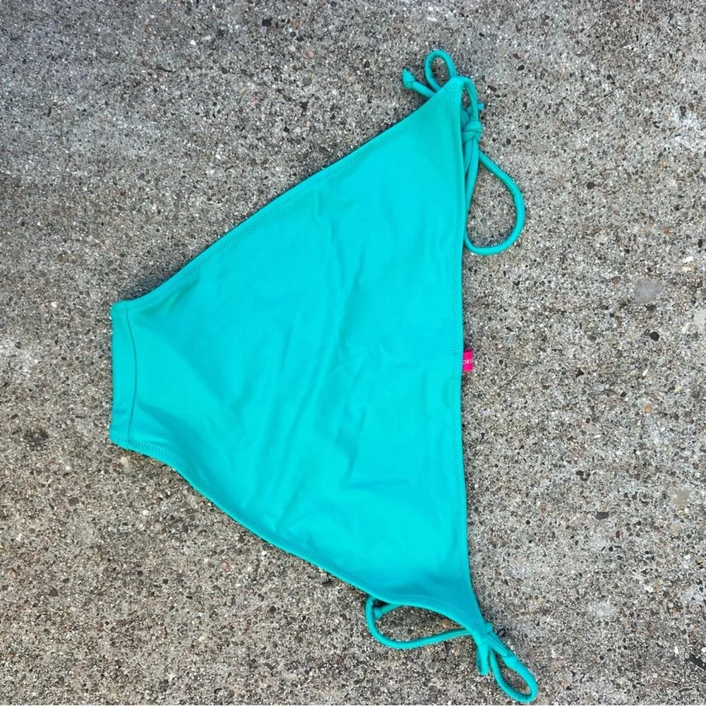Victoria’s Secret Teal Side Tie Bikini Bottoms LARGE NWOT - Image 3