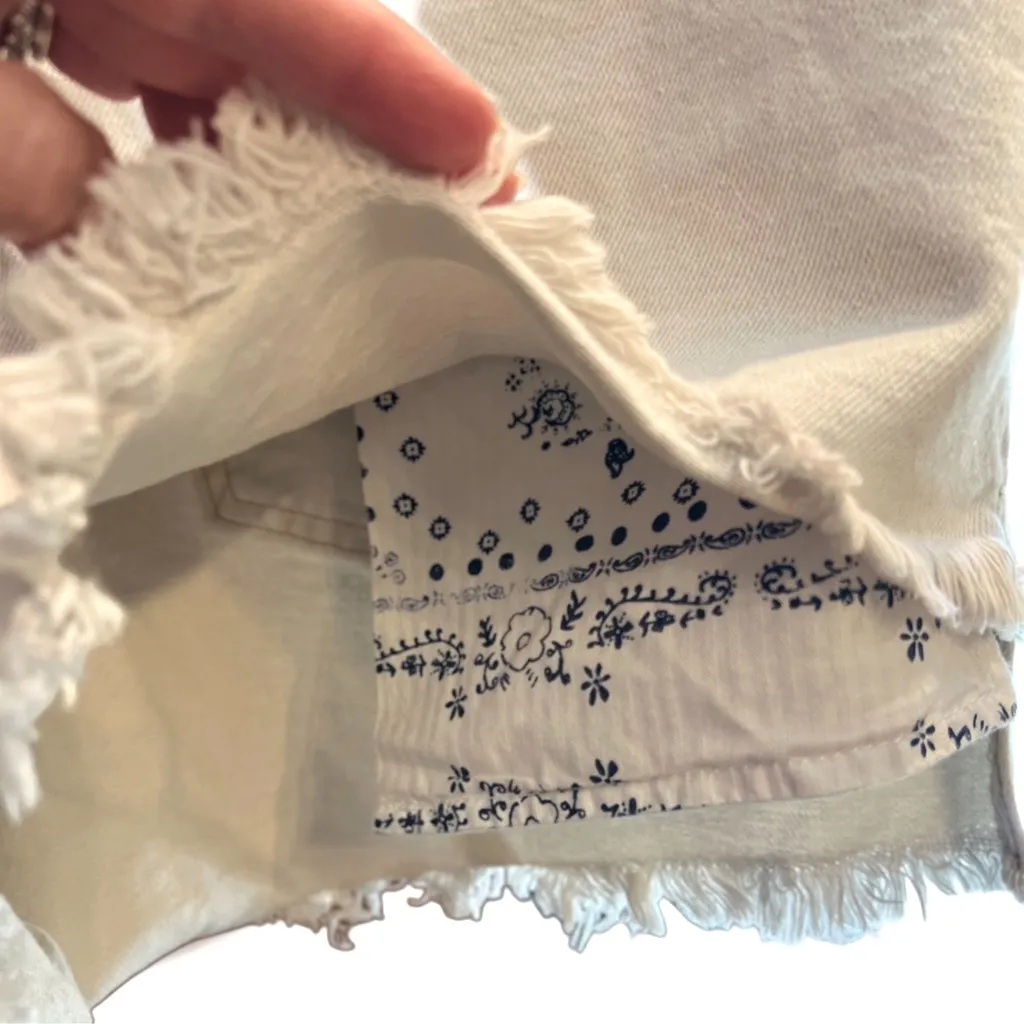 NWT Free People Off-White Sunkissed Shortall - Image 8