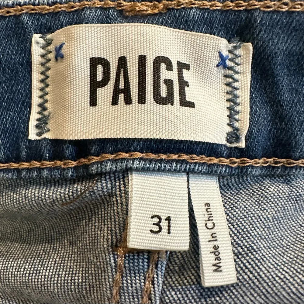 PAIGE Women's Denim Margot Shorts Raw Hem In Titus Destructed Wash Size 31 - Image 11