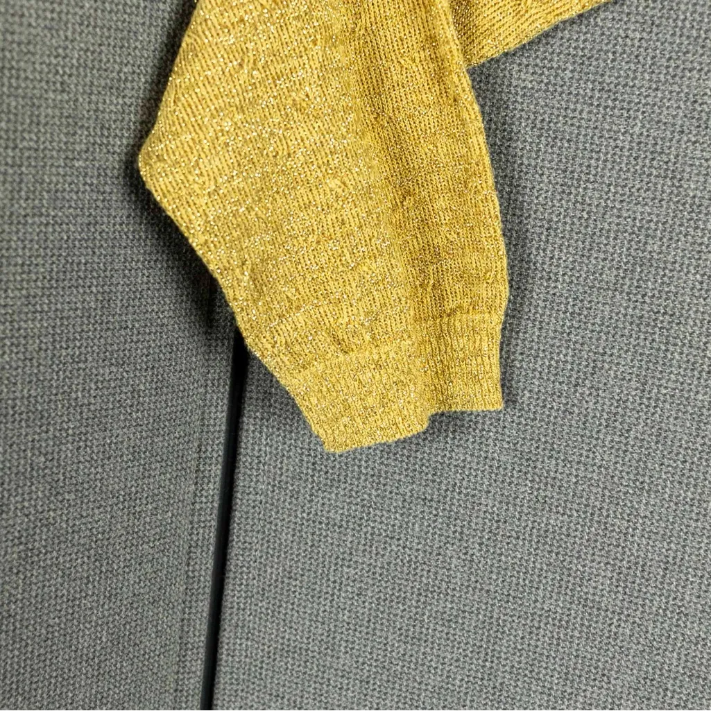 Alfred Dunner Gold Metallic Turtleneck Sweater - Image 10