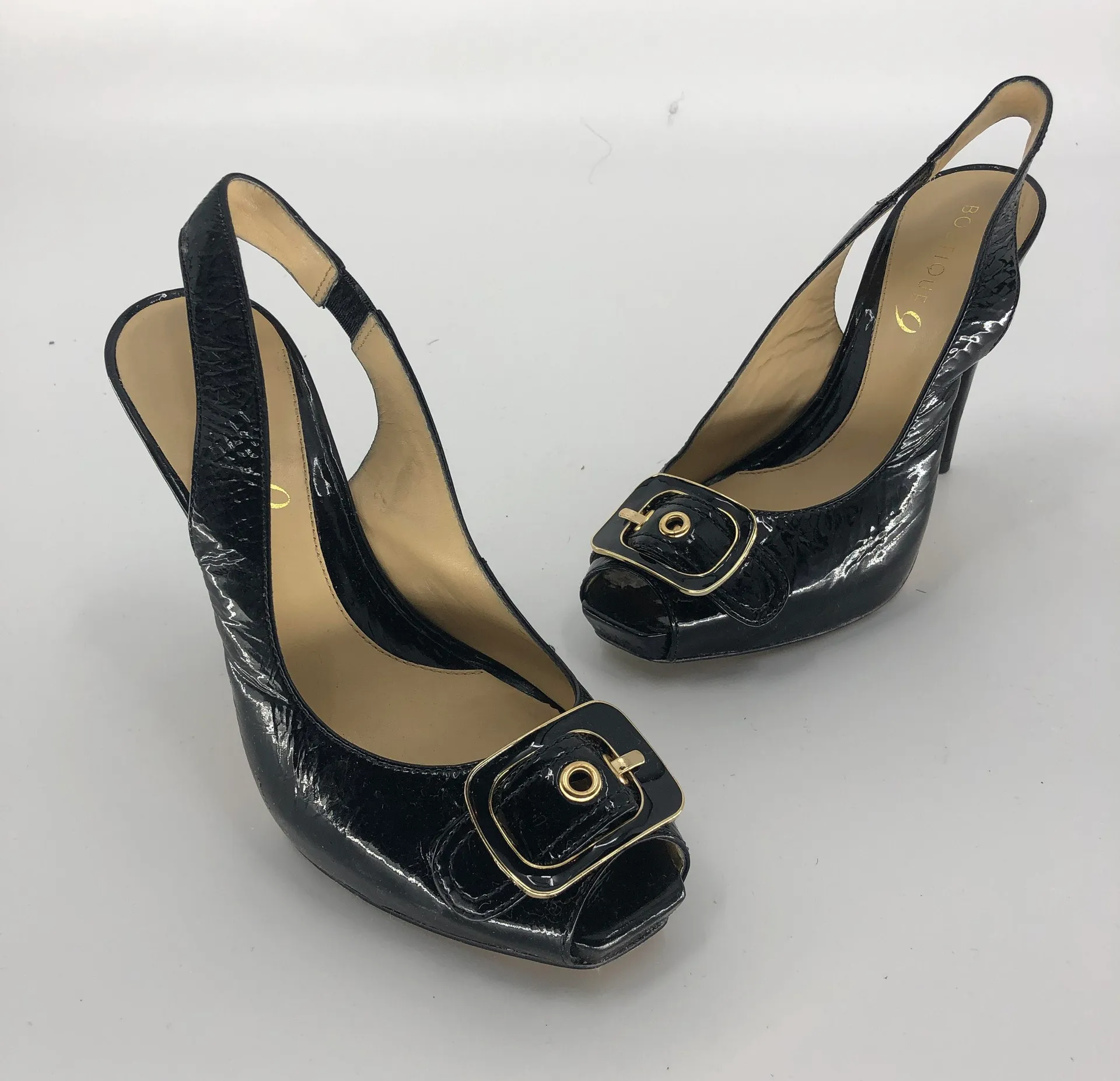 9 Bisson Peep Toe Slingback - Image 3