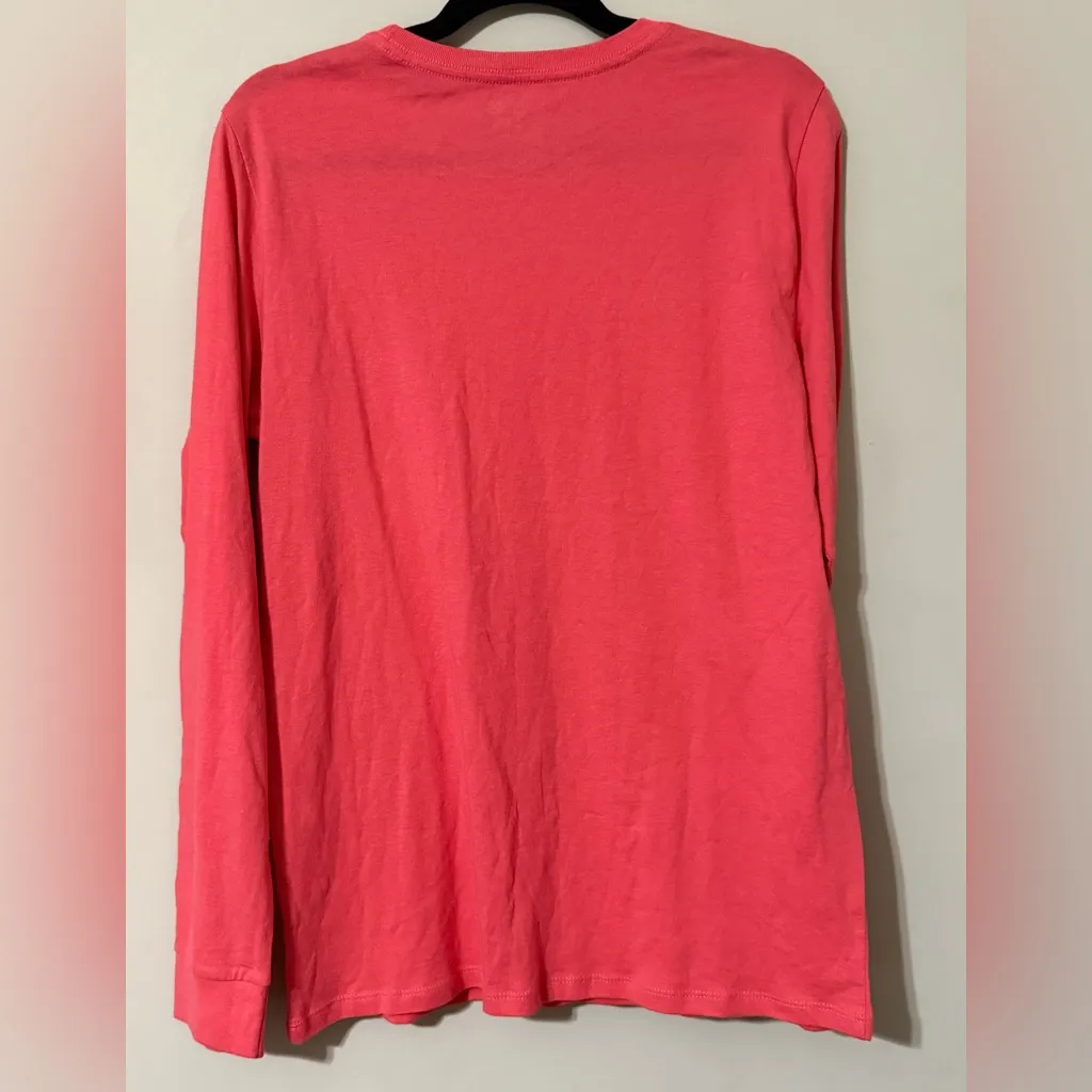 ZELOS women’s size XL long sleeve t-shirt CORAL GO HARD OR GO HOME active casual - Image 3
