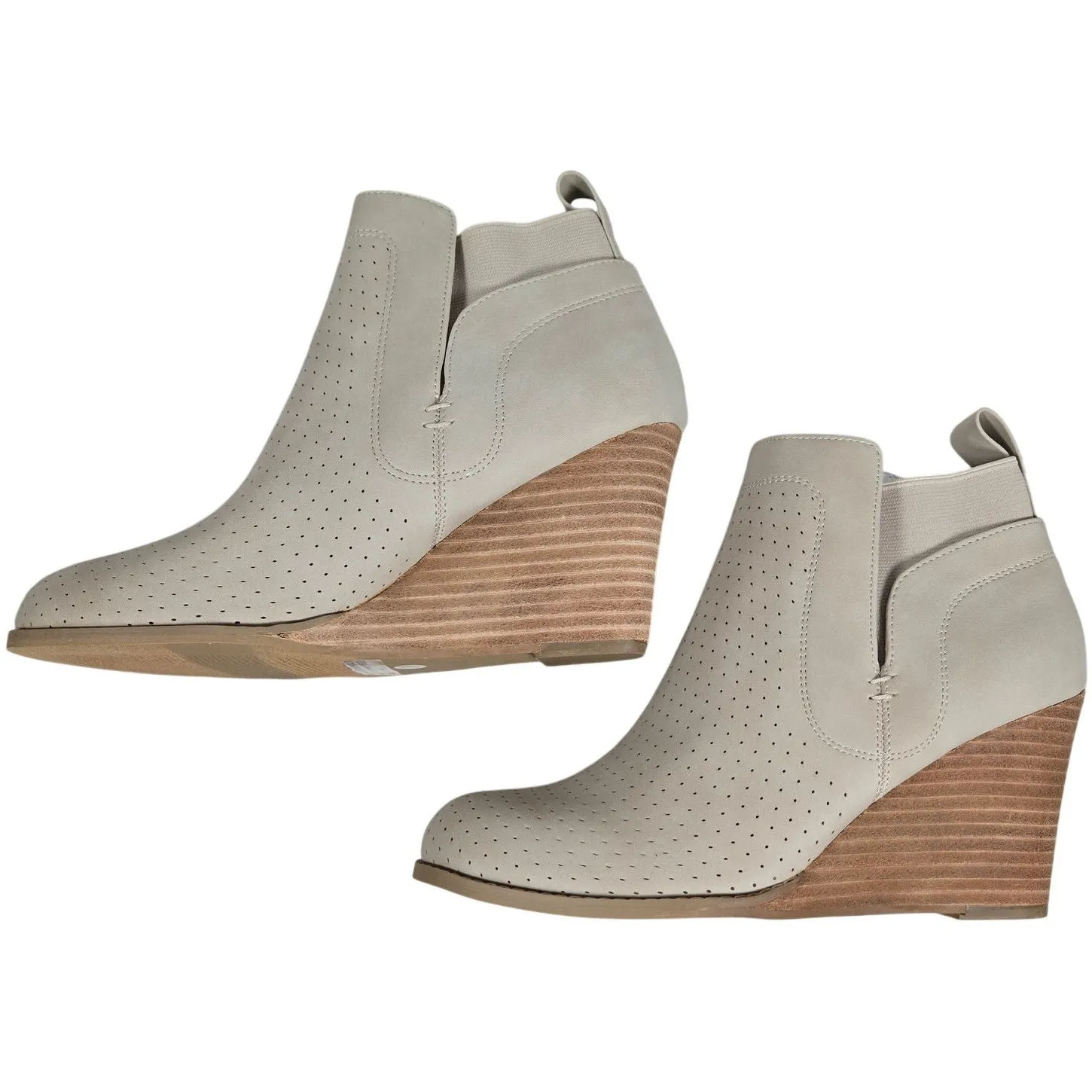 DV Dolce Vita Gerdy Vegan Leather Comfort Wedge Bootie in‎ Beige 9 NWT Tan - Image 3