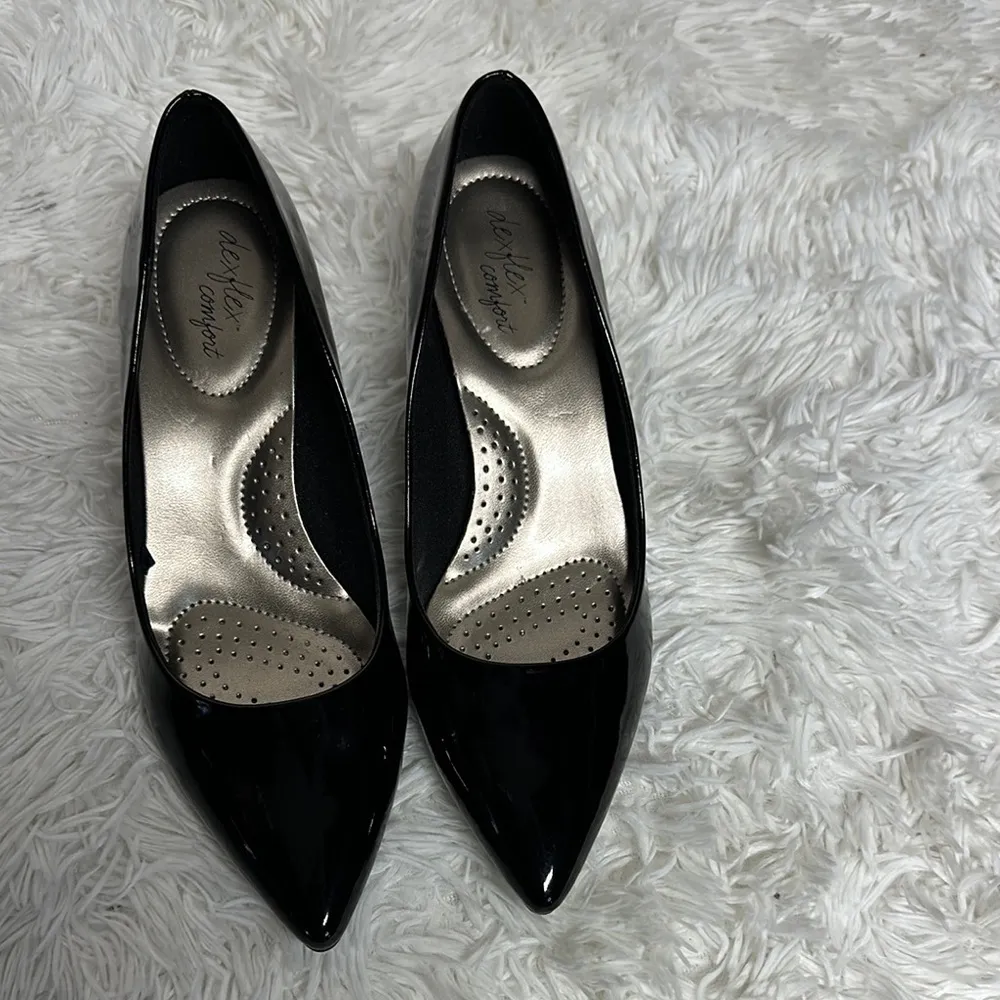 dexflex comfort  Black Heels Sleek Design - Image 2